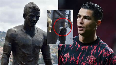 Cristiano Ronaldo Statue's Penis Is 'Worn Out' Because Too.